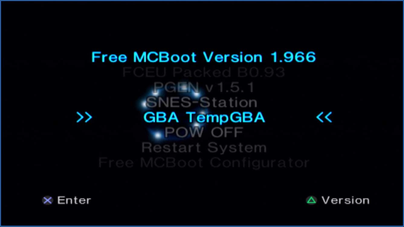 free mcboot ps2 gameboy emulator